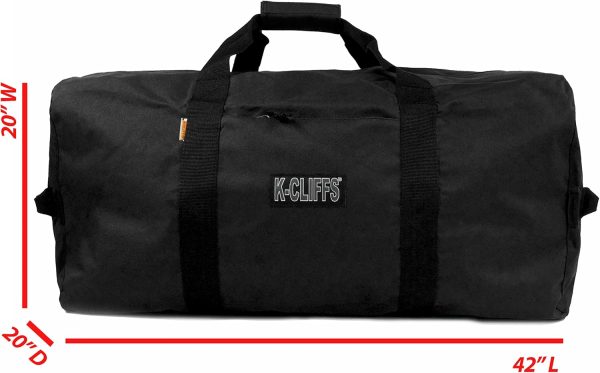 Heavy Duty Cargo Duffel Large Sport Gear Drum Set Equipment Hardware Travel Bag Rooftop Rack Bag (42" x 20" x 20", Camouflage) - Image 8