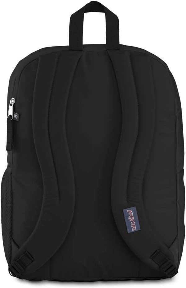 JanSport Laptop Backpack - Computer Bag with 2 Compartments, Ergonomic Shoulder Straps, 15” Laptop Sleeve, Haul Handle - Book Rucksack - Black - Image 2