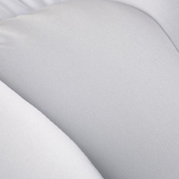 Microbead Pillow - Moldable and Temperature Regulating Cushion - Supports Head, Neck and Shoulders for Restful Sleep and Travel by Lavish Home (White) - Image 4